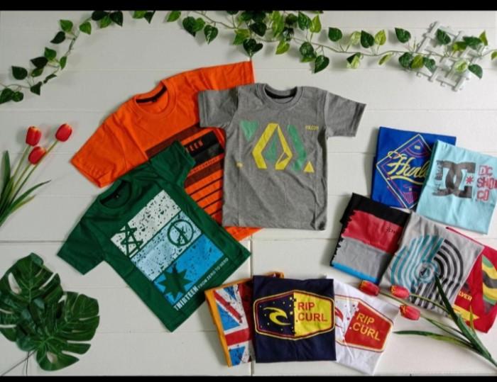 LilChic- Baju kaos atasan harian distro anak laki laki 1-7 tahun