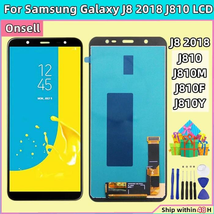 ZG007 6.0'' LCD FOR SAMSUNG GALAXY J8 2018 J810 LCD DISPLAY TOUCH SCREEN DIGITIZER ASSEMBLY FOR SAMS