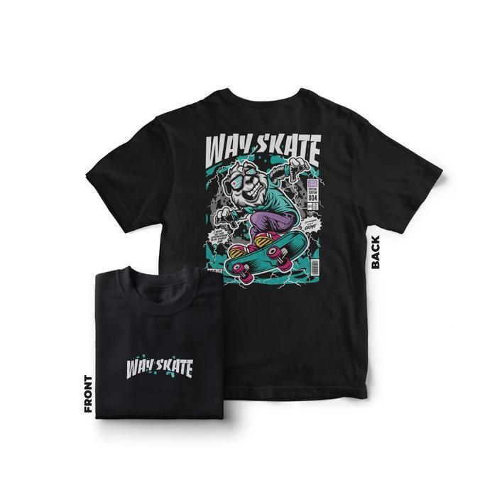 LilChic- Way cloth - Kaos anak distro - Usia 6-12 thn - Baju anak distro - Kids way skate