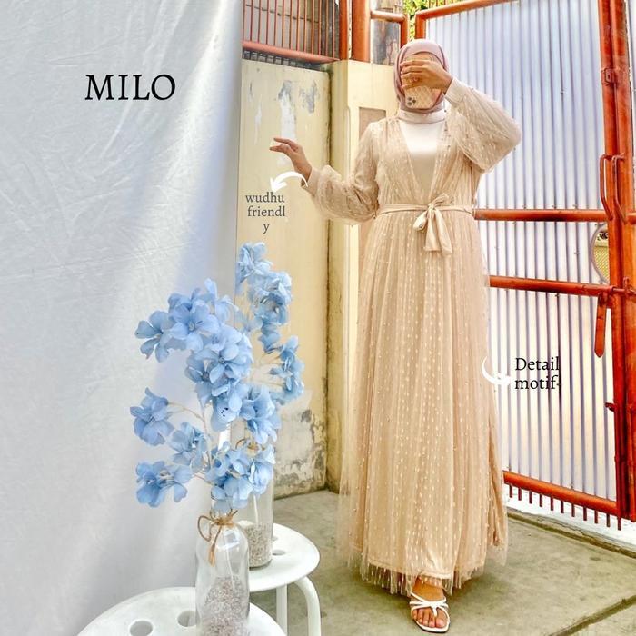 SyariStyle- Joley Cloth - Kasyifa Dress Brucat Muslimah Baju Lebaran Gamis pesta