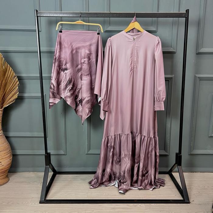 SyariStyle- Mhj Aureli Set Kerudung Muslim Wanita