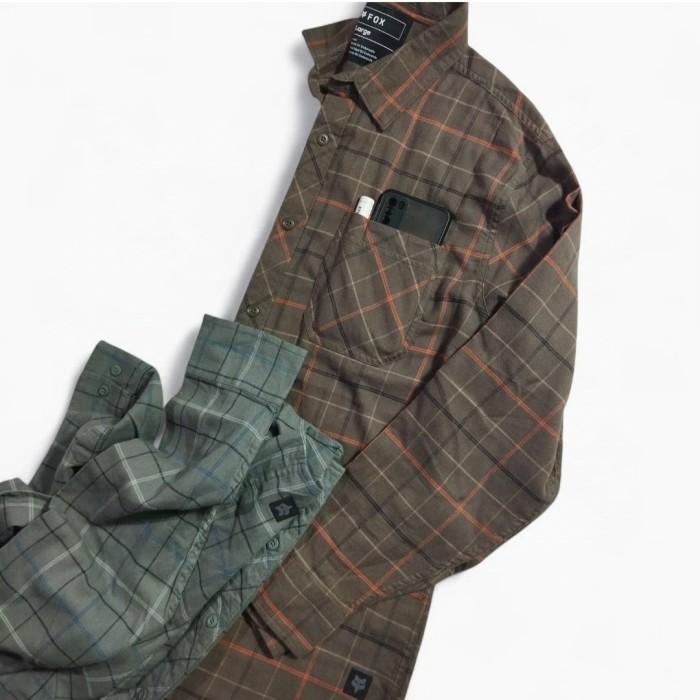 GentStyle- kemeja flanel outdoor fox racing