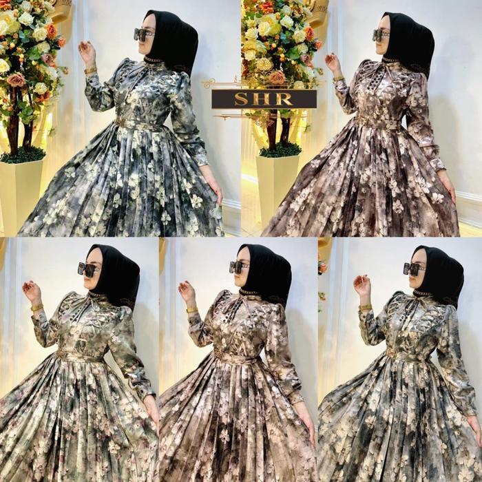 SyariStyle- NEW SHR MAXI JAGUAR DRESS LUXURI REMPLE ORI SHR