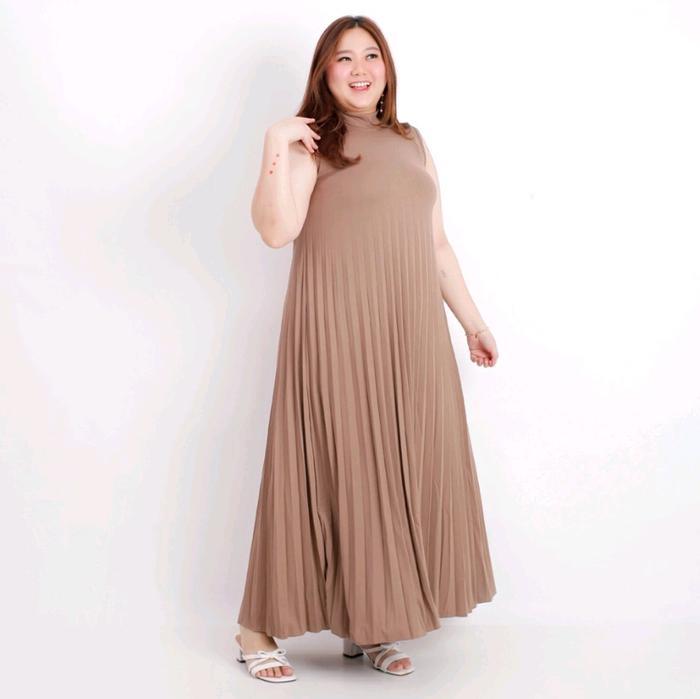 SyariStyle- (278) GAMIS PLISKET HYGET SUPER PREMIUM BIG SIZE MELAR SAMPE LD 120