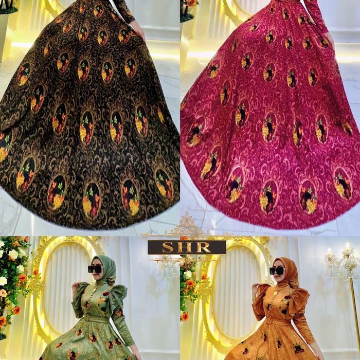SyariStyle- NEW MAXI DRES RUMBAY SCUBA PREMIUM ORI SHR