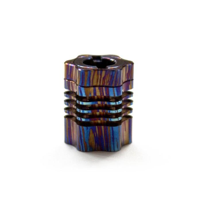 TITANIUM PARACORD BEADS PENDANT NECKLACE BRACELET FLASHLIGHT EDC BEADS PENDANTS TRITIUM TUBE CAN BE 