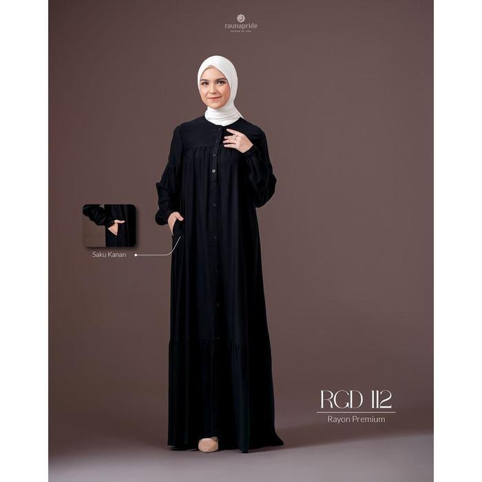 SyariStyle- Raunapride Baju Gamis Wanita Katun / RGD-112 / Fashion Muslim Kekinian
