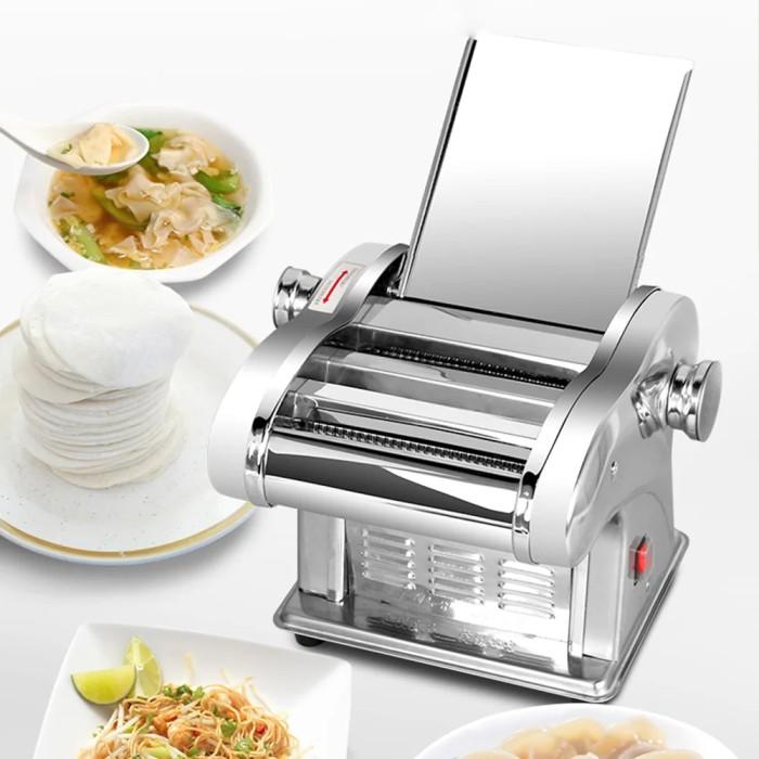 ELECTRIC NOODLE DUMPLING WRAPPER MAKER MACHINE PASTA NOODLE MACHINE COMMERCIAL HOUSEHOLD STAINLESS S