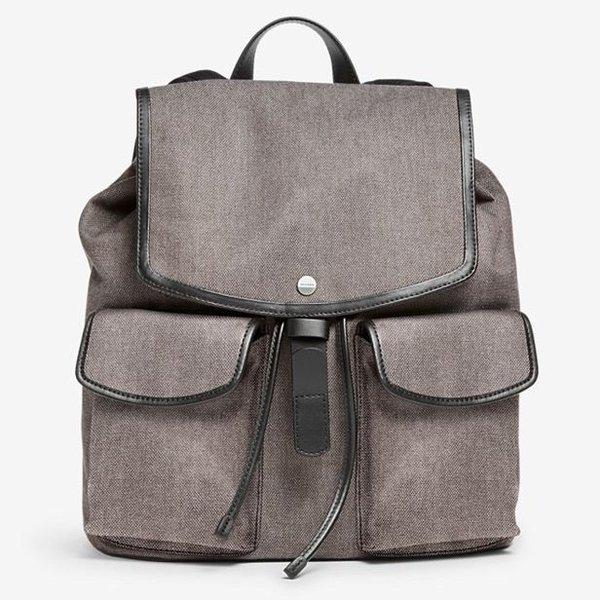 Skagen Farver Classic Rucksack Pewter ORIGINAL Tas Backpack Pria Ransel Punggung