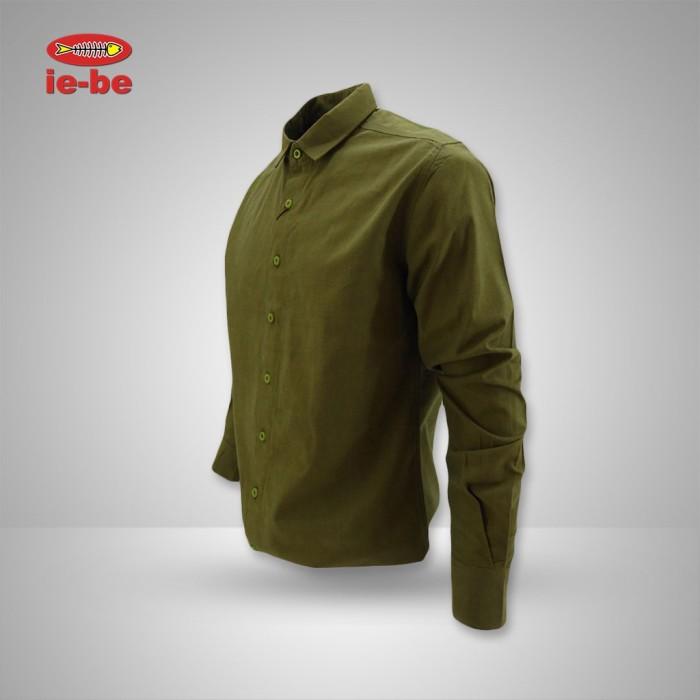 GentStyle- IEBE Kemeja Pria Lengan Panjang Kasual C3AH8010