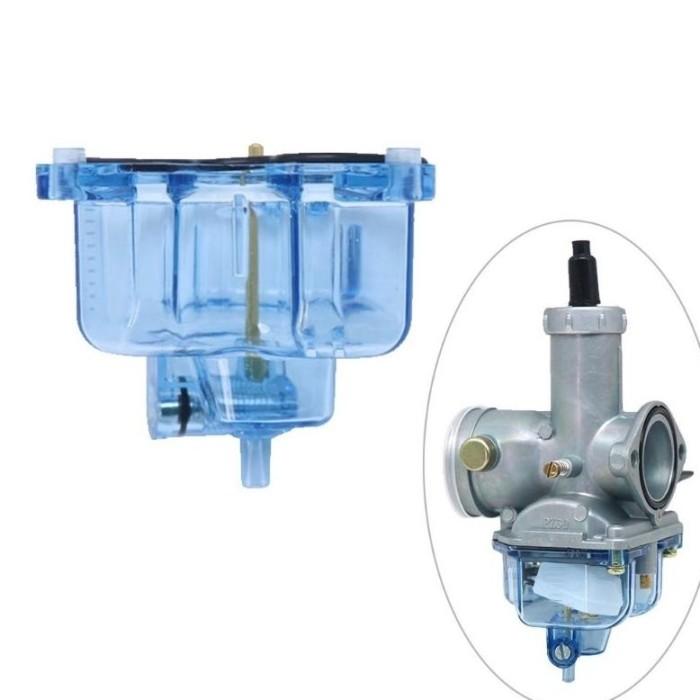 MANGKOK TRANSPARAN UNTUK KARBURATOR PZ 26 27 30 32 BIRU