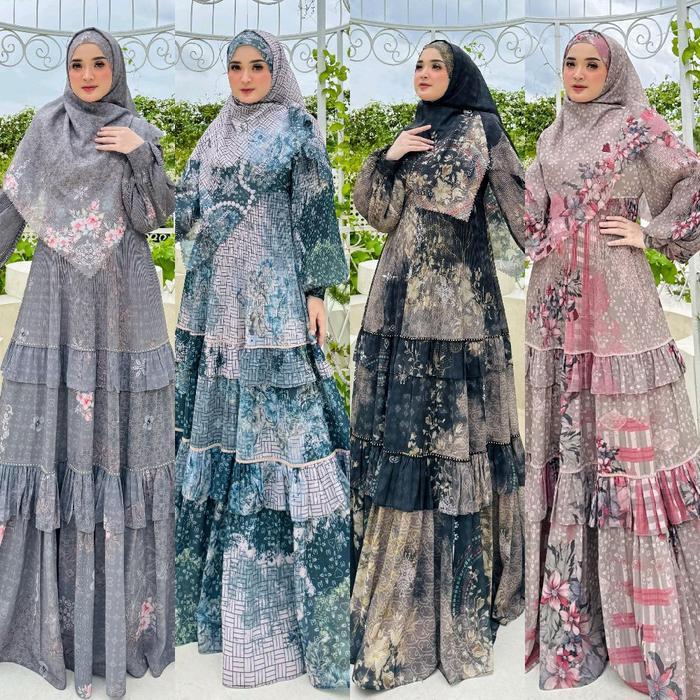 SyariStyle- Gamis FAUZANA SERIES BY ELDEENA SYAR'I, GAMIS PREMIUM ELDEENA SYAR'I
