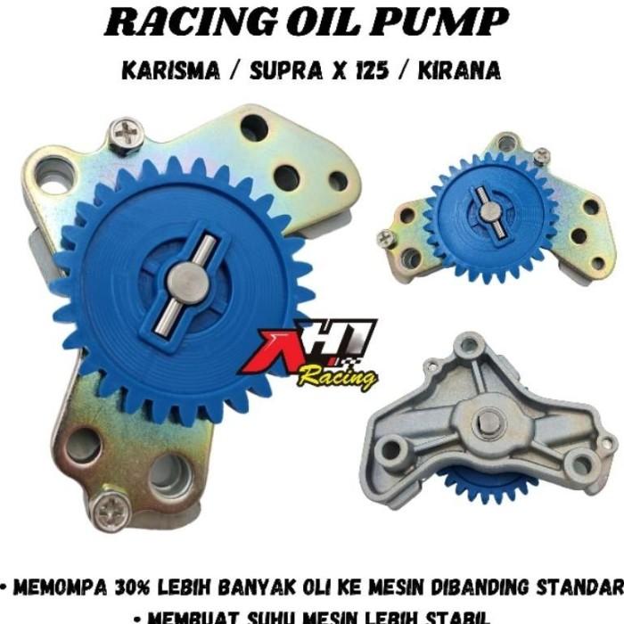 POMPA OLI RACING OIL PUMP HI FLOW AH1 KARISMA SUPRA X 125 KIRANA BLADE