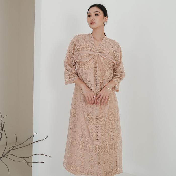 SyariStyle- Foxquinn - Farah Dress - Dress Wanita - Kaftan Wanita