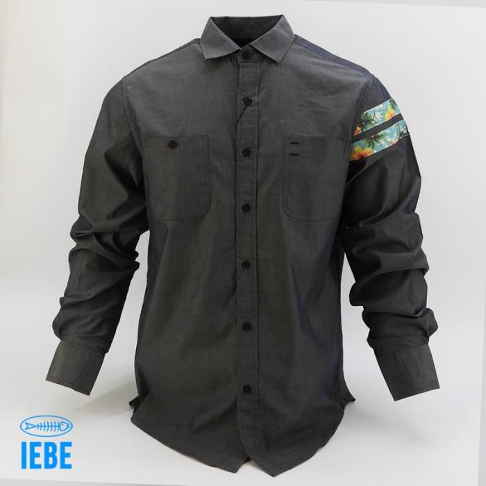 GentStyle- IEBE Kemeja Pria Lengan Panjang Kasual A3AI 8024