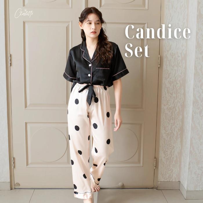 Beautica- CHARLOTTE - Piyama baju tidur celana panjang Candice