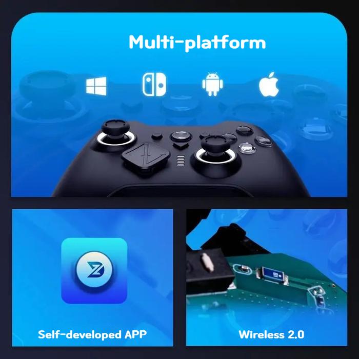 2025 Zd O+Excellent Gaming Controller Elite Modular Sensory Rgb Switch Phone Bluetooth Controller Ns