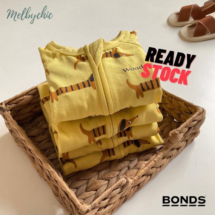 (PS) [0-3] Sleepsuit BONDS LINDEX Size kecil 0-3 Months newborn tiny baby baju tidur bayi Langsung P