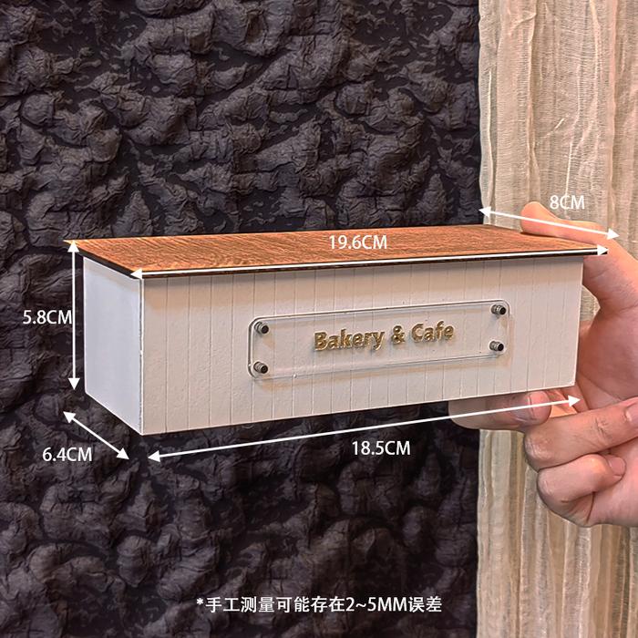 1:12 Doll House Mini Model Furniture Accessories Bakery Cafe Table Bread Rack Display Cabinet Bjd Ob