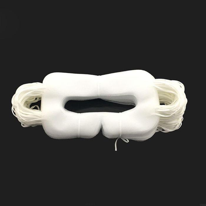 Y88B White Non-woven Fabrics Eye Pads Disposable for HTC Vive 3D Virtual Reality