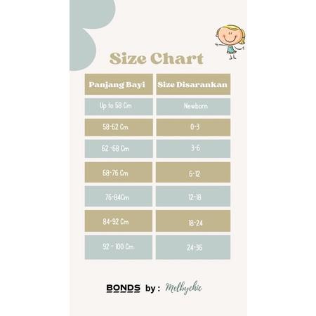 (PS) [size 3-6] Bonds wondersuit sleepsuit original - Baju tidur bayi ready stock Langsung Proses