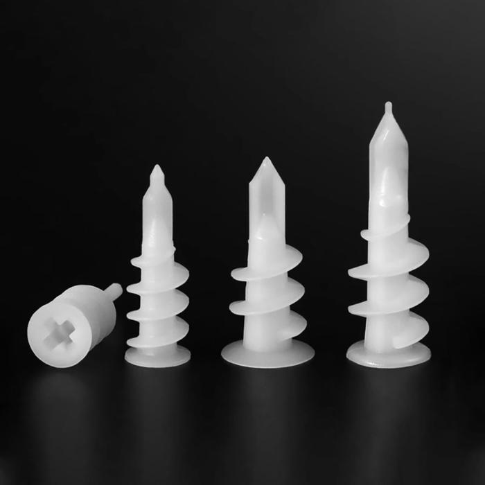 Nylon Gypsum Board Expansion Screw / Screw In Aircraft Expansion Pipe Plug