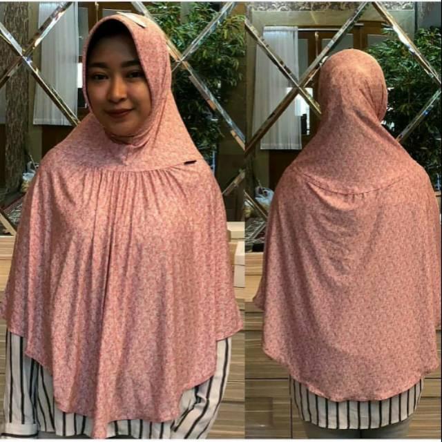 Lulu Hijab Zumba Motif / Kerudung syari motif bunga