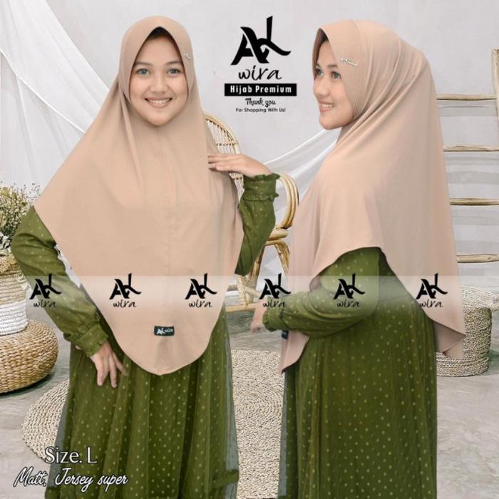 Alwira.outfit jilbab instan size L by Alwira