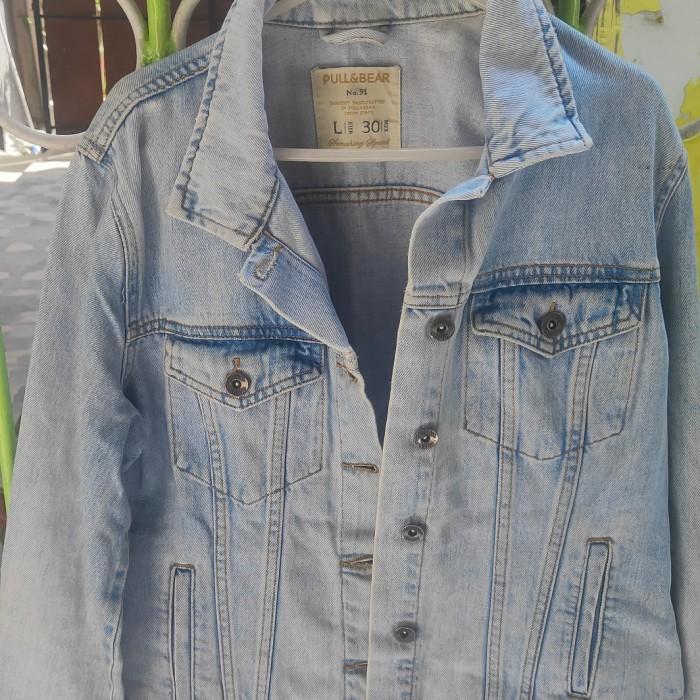 JAKET DENIM PULL & BEAR ORIGINAL SECOND/BEKAS