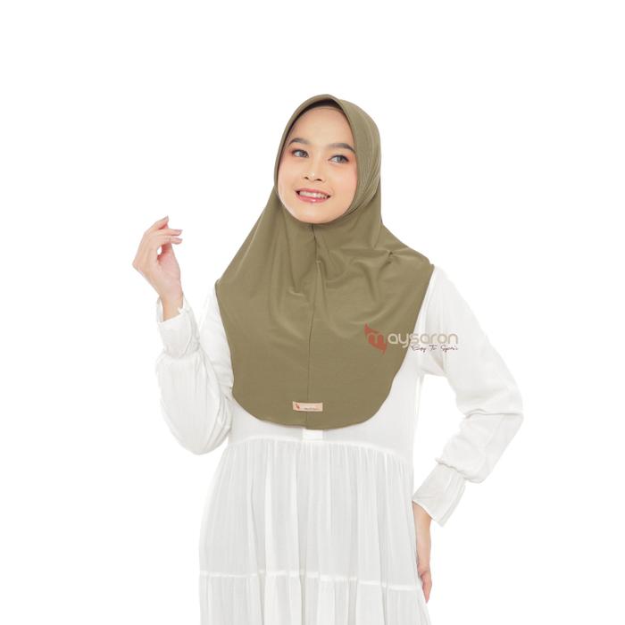 Maysaron - HIJAB SPORT MEDIUM II Hijab Sport Instan menutup dada,