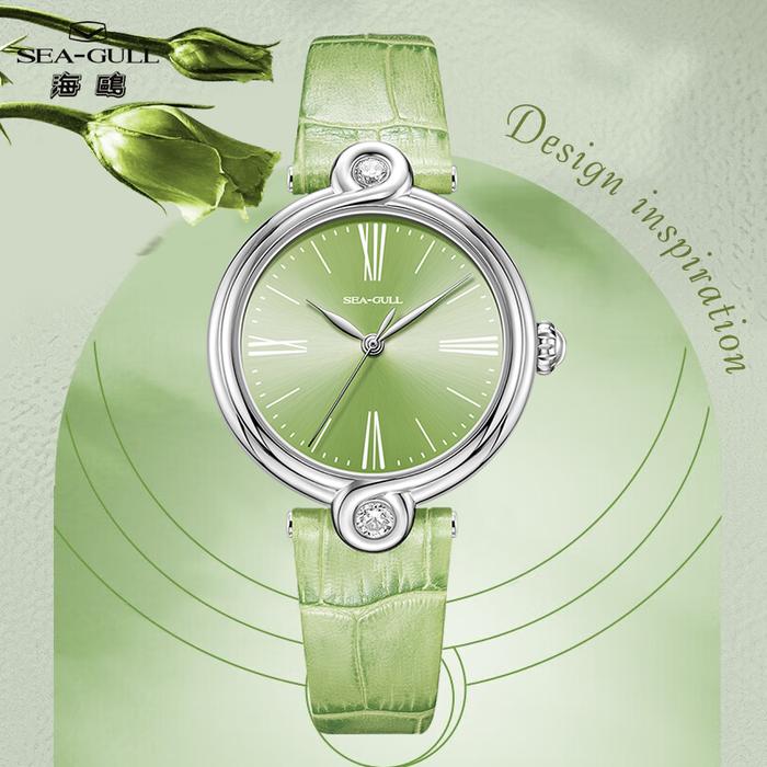 Jam Tangan Wanita Seagull M o bius Design Womens Watch Waterproof 50M Luxury Top Brand Automatic Mec