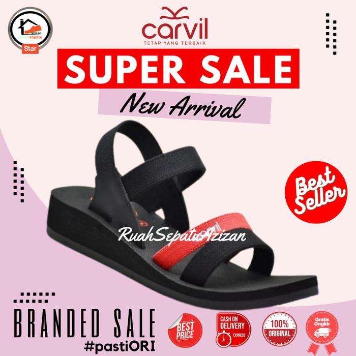 Ready Carvil Joanna Sandal Gunung Spons Wanita Remaja Original 100% - Kualitas Jaminan