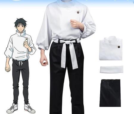 Celana Dan Blazer Yuta Okkotsu Cosplay Anime Jujutsu Kaisen Celana Dan Blazer Yuta Okkotsu Anime