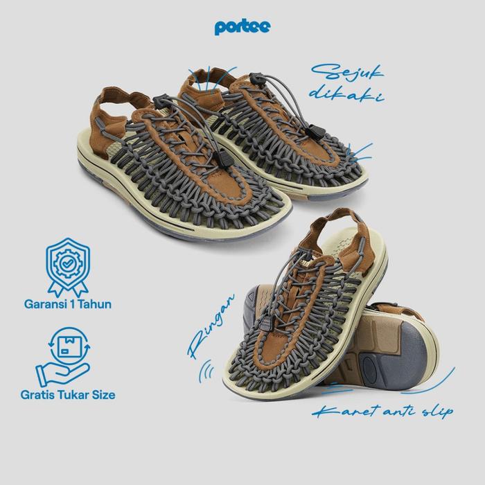 Sandal Pria Portee Goods Loom Sandal Olive