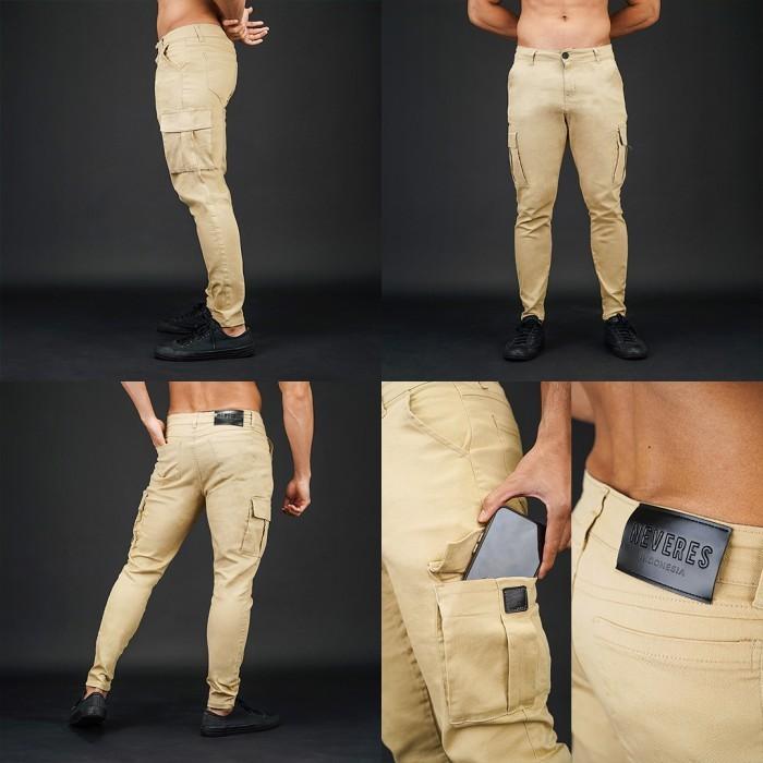 NEVERES Tactical Cargo Chino Pants HAPPY SHOPPING DAN TERIMAKASIH .