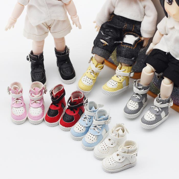 OB11 Doll Clothes Fashion Sports Shoes High boots for obitsu 11,holala,1/12bjd,GSC doll clothes acce