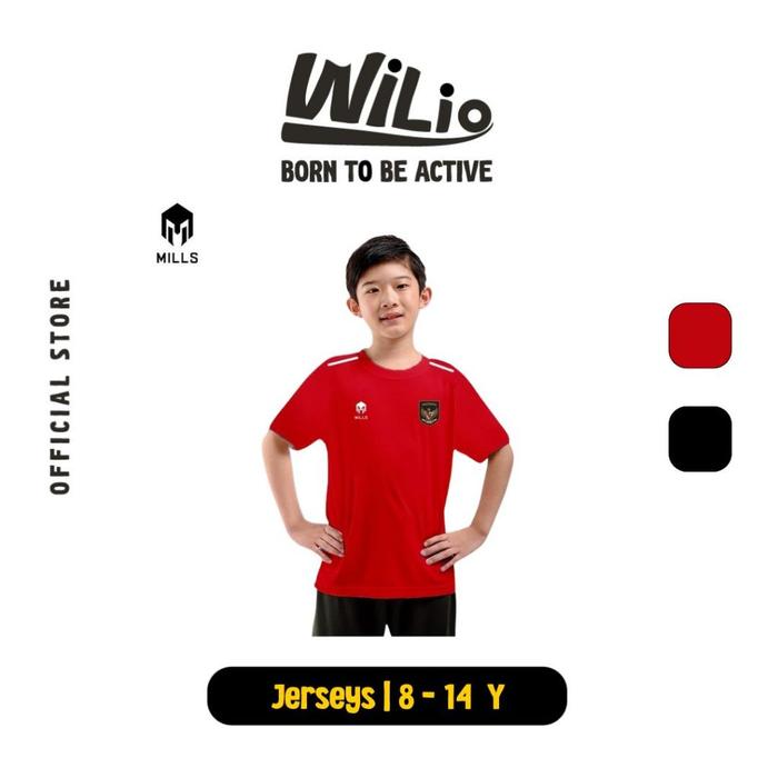 MILLS CARRA KID GARUDA CARRA LOGO - JERSEY ANAK