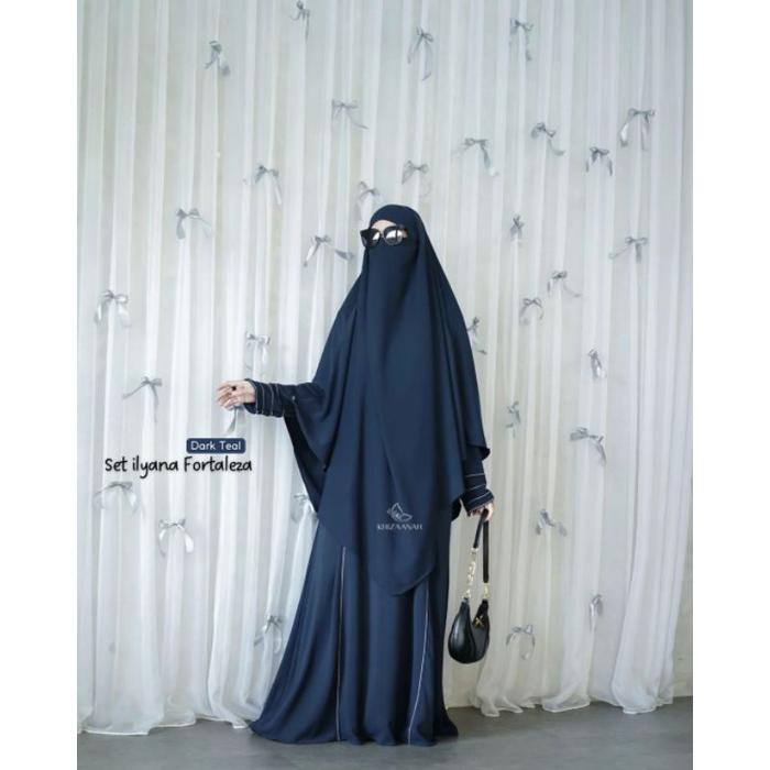 ILYANA SET FK BIRRA & SET FK CALLA BY KHIZANAH SUNNAH | GAMIS SET FK CASUAL | GAMIS SYARI