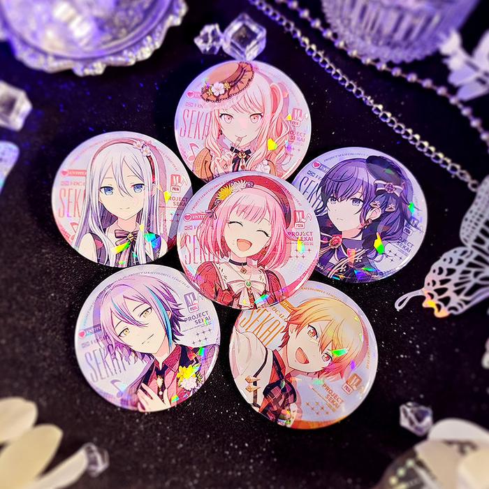 Project Sekai Colorful Stage Brooch Shinonome Akito Brooches for Woman Kamishiro Rui Metal Accesorio