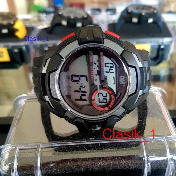 Original 100%!! JAM TANGAN PRIA CATERPILLAR CAT 1C.167.21.248 BLACK RUBBER Garansi Resmi