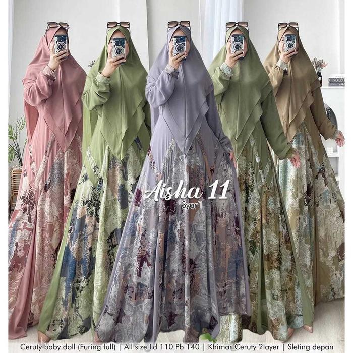 AISHA Syari / Aisha set syari 3 / Aisha set syari 11 / Aisyah 15 / Aisha 19