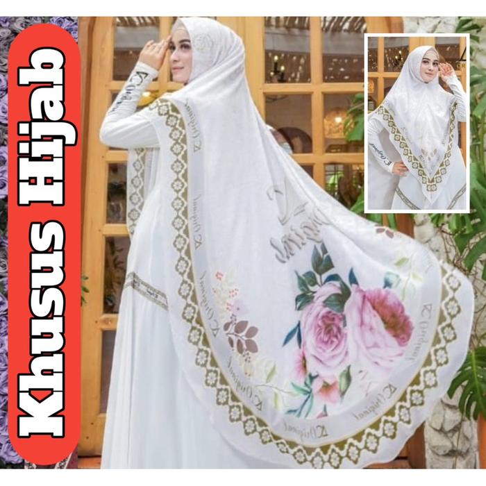 Khimar AC Original | Khimar printing | hijab print | khimar mewah
