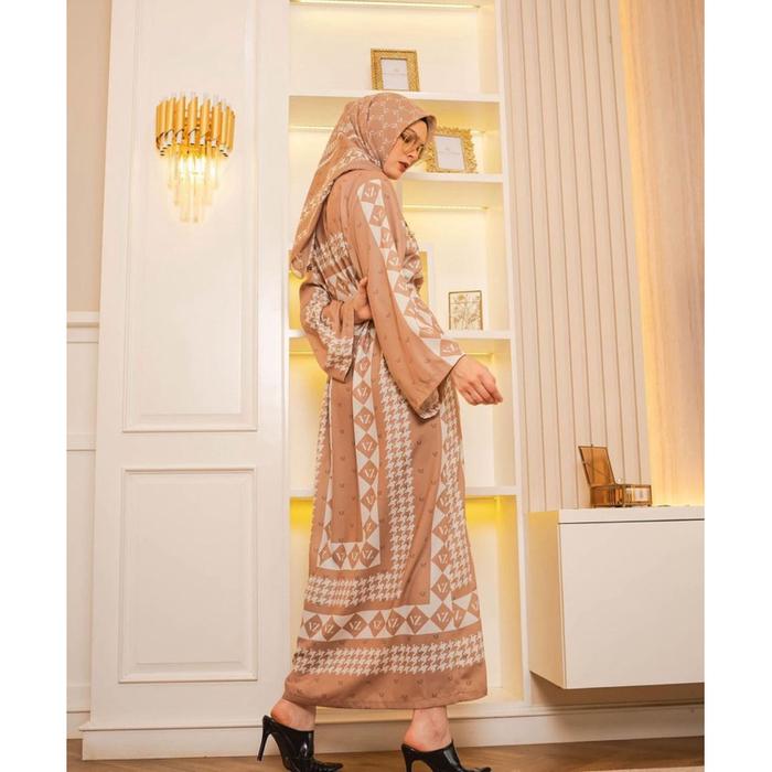 Gamis Ala vz | abaya lady monogram vz bisa jadi abaya bisa jadi dress | Gamis