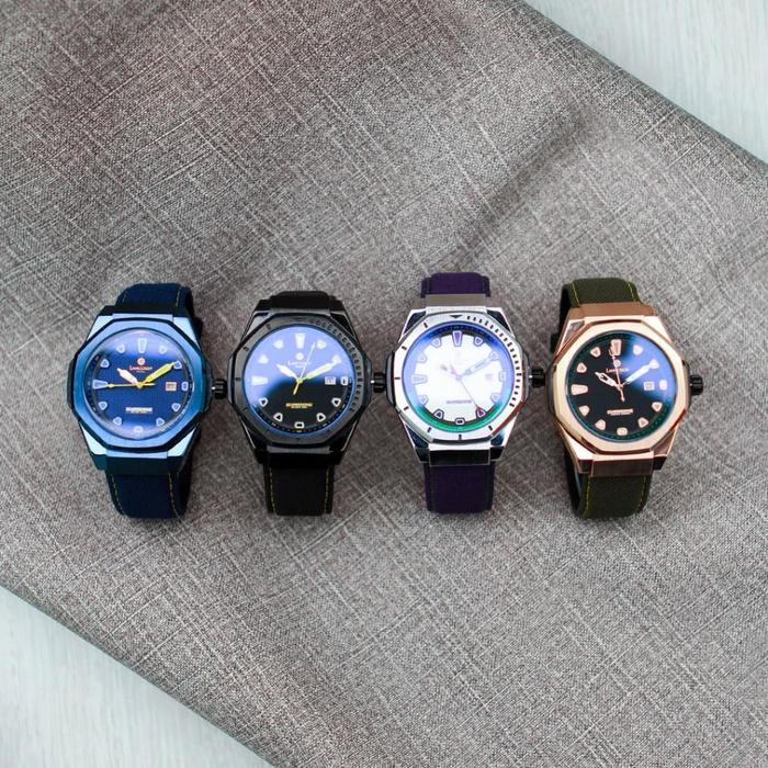 Ready Jam Tangan Lanccelot Time Travel Guardian Of Green Shark Pria - Kualitas Jaminan