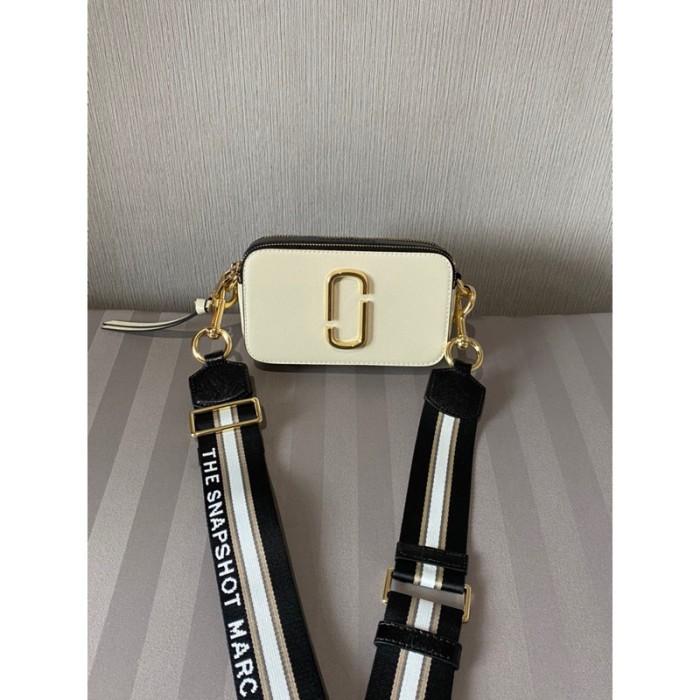 PREMIUM Marc Jacobs Snapshot Camera Bag New Cloud White Multi Original Preloved LIKE NEW!!