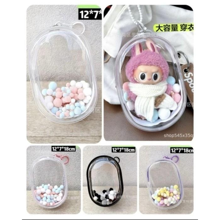 Pouch PVC Labubu / Popmart / Crybaby // Tas buat Labubu / Popmart / Monchichi MOLLY
