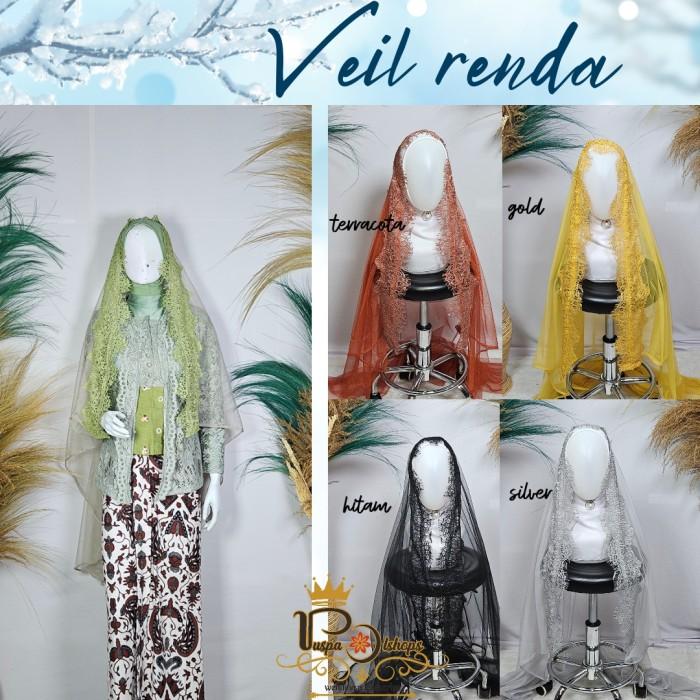VEIL RENDA BROKAT TILE SILK PREMIUM VEIL HIJAB VEIL PENGANTIN SLAYER 2
