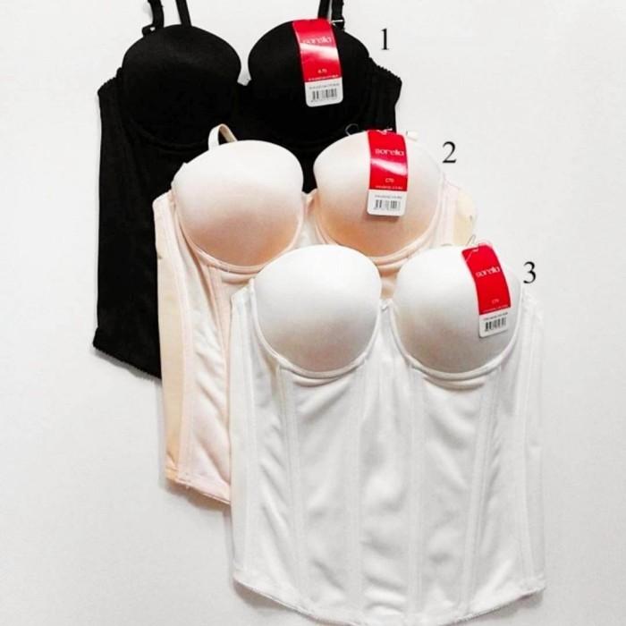 PREMIUM LONG TORSO SORELLA LONGTORSO KORSET BADAN BUSTIER DALAMAN KEBAYA