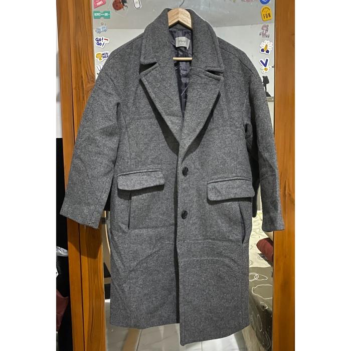 Jaket Coat Wol Abu Preloved