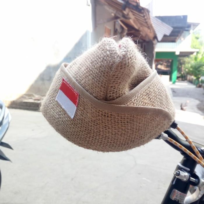 peci veteran kain goni#peci pejuang kemerdekaan#peci veteran .